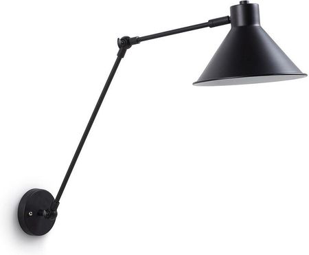 La Forma Lampa Ścienna Odine Metal Black Aa0634r01 57,0x20,0x35cm