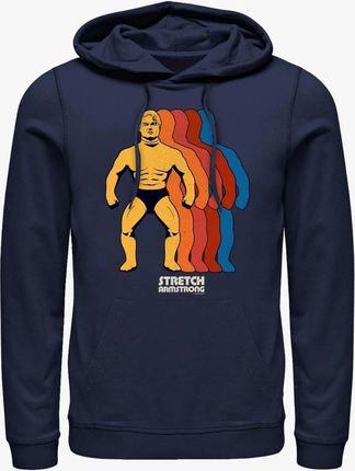 Queens Hasbro Stretch Armstrong - Vintage Colors Unisex Hoodie Navy Blue