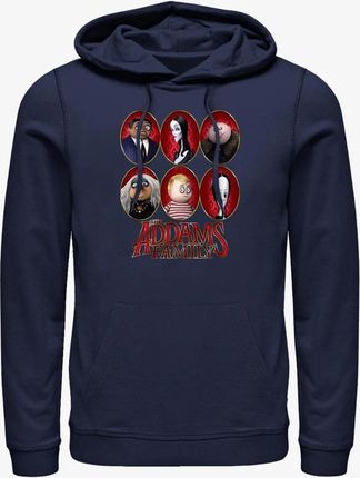 Queens MGM The Addams Family - Family Portraits Unisex Hoodie Navy Blue