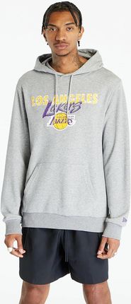 New Era Team Script Hoody Los Angeles Lakers Heather Gray/ A Gold