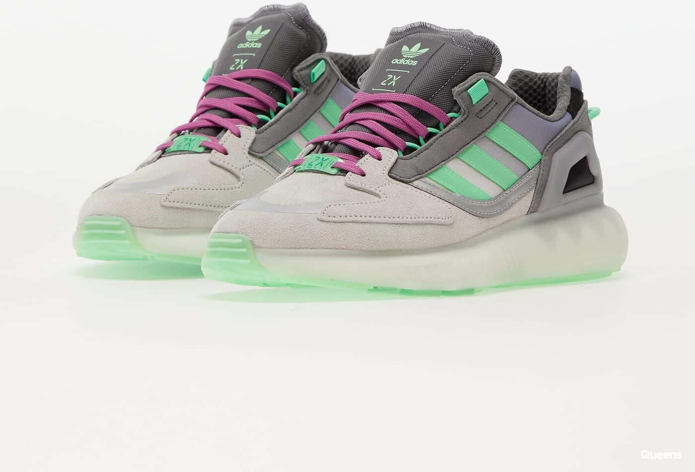 メッシ27.5 Adidas Originals ZX 5K BOOST Alter Blue/ Silver Mate/ Wonste