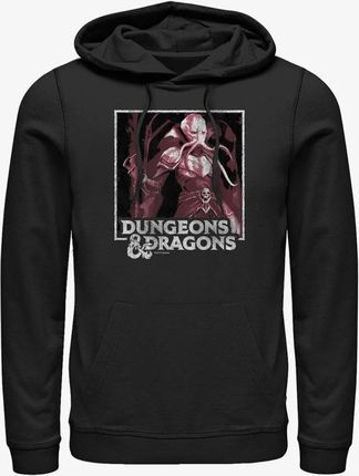 Queens Dungeons & Dragons - MindFlayer Box Up Unisex Hoodie Black