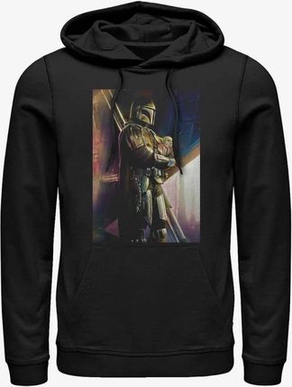 Queens Star Wars: The Mandalorian - Madalorian And The Child Unisex Hoodie Black