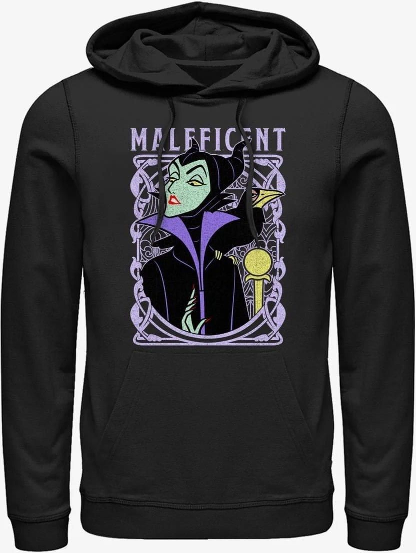 Queens Disney Sleeping Beauty - Maleficent Color Unisex Hoodie Black ...