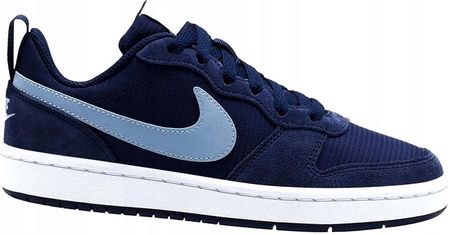 nike court borough navy and white