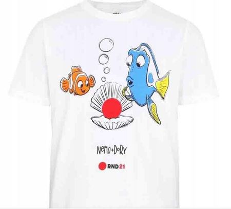 Txm Koszulka Disney T-Shirt Biały Nemo&Dory 11-12