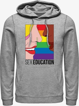 Queens Netflix Sex Education - Sex Ed Kiss Unisex Hoodie Heather Grey