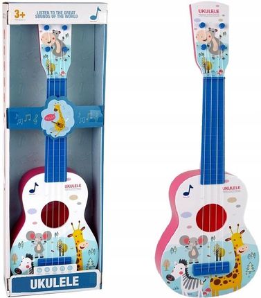 Qulki Gitara Dla Dzieci Ukulele Duża Struny Instrument Gitarka Dziecięc