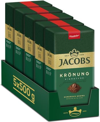 Jacobs Zestaw Kawy Mielonej Krönung 5X500g