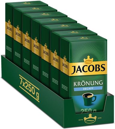 Jacobs Zestaw Kawy Mielonej Krönung Decaff 7X250g