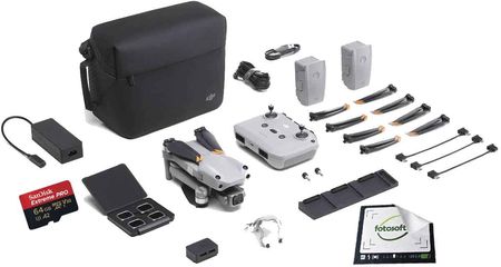 DJI Air2S Fly more combo ＋α DJI Air 2S Fly More Combo – drony, 3-osiowy gimbal z kamerą, 5,4 K
