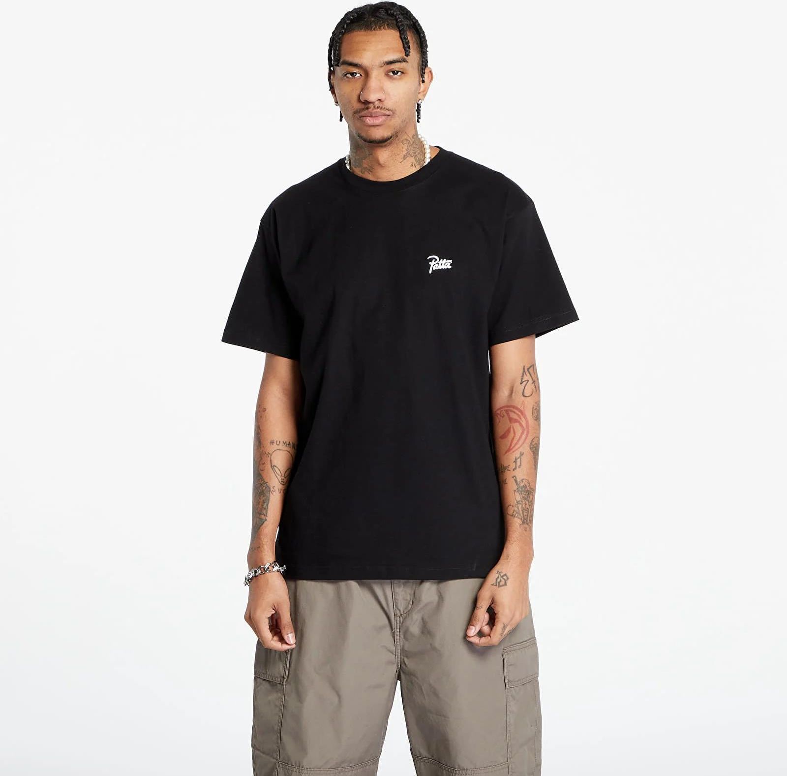 Tシャツ・カットソー LAUGHER PATMAT Hello T-Shirt Black PM29 Patta Animal T-Shirt Black - Ceny i opinie - Ceneo.pl