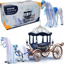 Zdjęcie Madej Duża Kareta Dynia Z Chodzącym Koniem Chodzący Koń Karoca Niebieskie - Reda