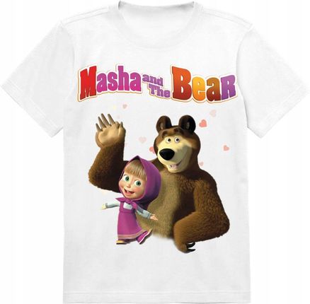 T-shirt Koszulka Masza I Niedźwiedź 140 Jakość