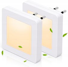 2X Lampka Nocna Z Czujnikiem Zmierzchu Aigostar
