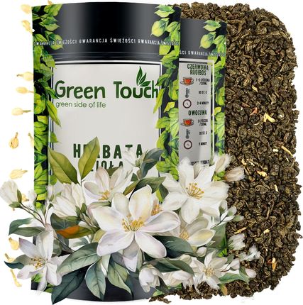 Green Touch Herbata Zielona Jaśminowa Powiew Jaśminu Torebka 100g 5% Pakowanie Standardowe