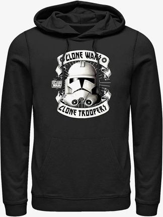 Queens Star Wars: Clone Wars - Banner Trooper Unisex Hoodie Black