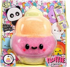 Mga Pluszak Duży Fluffie Stuffiez Asst Ice Cream