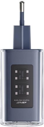Acefast Ładowarka Sieciowa A45 2X Usb C 1Xusb A 65W Pd Szara - zdjęcie 3