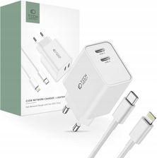 Tech Protect C35W 2 Port Network Charger Pd35W Lightning Cable White