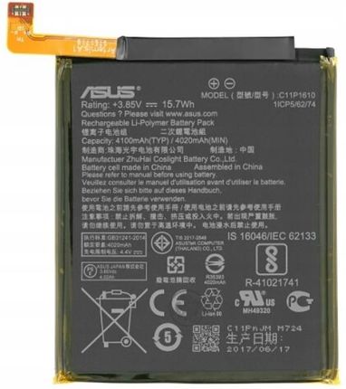 Asus Bateria Do Zenfone 4 Max Zc520Kl Hd Zb500Tl