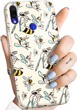 Hello Case Etui Do Xiaomi Redmi Note 7 Pro Owady Motyle Pszczółki Obudowa