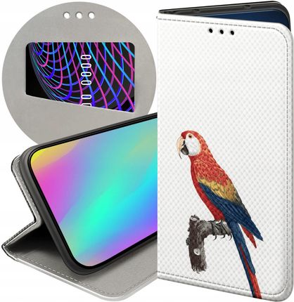 Hello Case Etui Z Klapką Do Samsung Galaxy M52 5G Ptaki Ptak Papuga Koliber