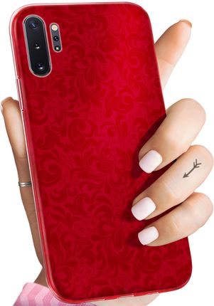 Hello Case Etui Do Samsung Galaxy Note 10 Plus Czerwone Serca Róże Obudowa