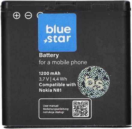 Blue Star Bateria Do Nokia N81 N82 6720 Classic 6720C E51 E6 00 Bp 6Mt