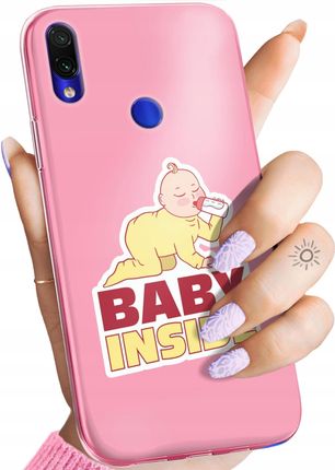 Hello Case Etui Do Xiaomi Redmi Note 7 Pro Ciążowe Pregnant Baby Shower