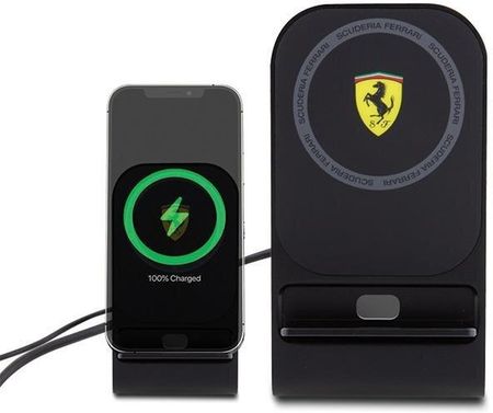 Ferrari Ładowarka Indukcyjna 2023 Collection Magsafe 15W Czarna - zdjęcie 3