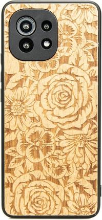 Bewood Drewniane Etui Xiaomi Mi 11 Róże Aniegre