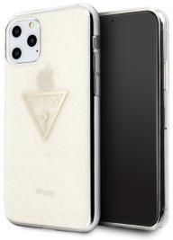 Produkt z Outletu: Guess Glitter Triangle Guhcn58Sgtlgo Do Iphone 11 Pro Złoty
