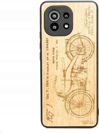 Bewood Drewniane Etui Xiaomi Mi 11 Lite 5G Ne Harley Patent Aniegre