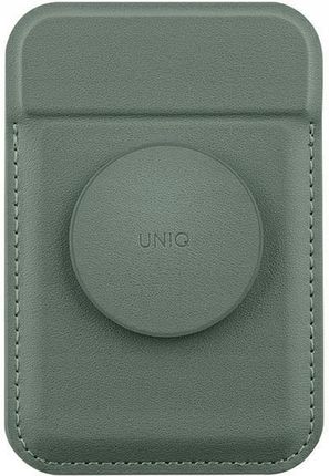 Uniq Magnetyczny Portfel Na Karty Z Podpórką Zielony Magsafe