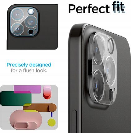 Spigen Szkło Nakładka Na Aparat Do Iphone 14 15 Pro Max Clear - zdjęcie 3