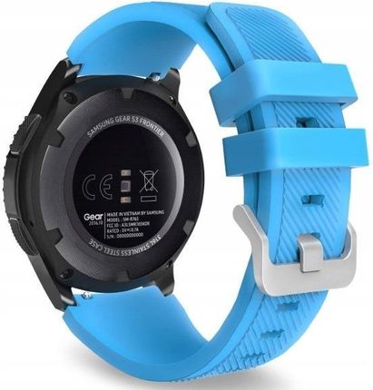 Zeetech Pasek Silikonowy Do Smartwatcha Zegarka 20mm Niebieski