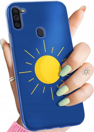 Hello Case Etui Do Samsung Galaxy M11 Słońce Planety Sun Obudowa Pokrowiec
