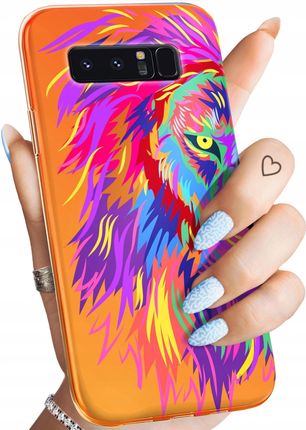 Hello Case Etui Do Samsung Galaxy Note 8 Neonowe Neon Jaskrawe Obudowa Pokrowiec