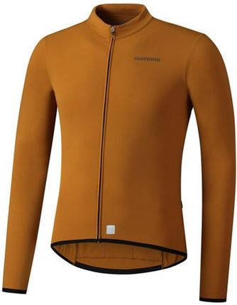 Męska Bluza Sportowa Rowerowa Shimano Vertex Thermal Long Sleeve Jersey | Bronze Rozmiar Xl