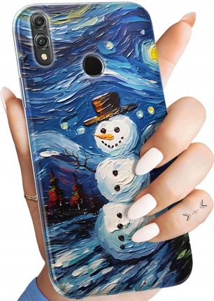 Hello Case Etui Do Huawei Honor 8X Bałwan Zima Śnieg Obudowa Pokrowiec