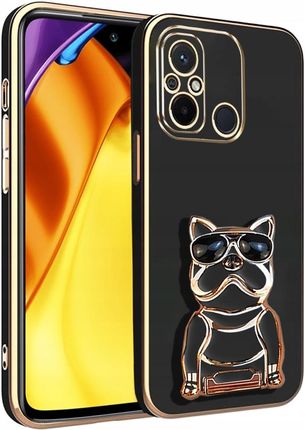 Itel Etui Glamour Dog 6D Do Xiaomi Redmi 12C Uchwyt Podstawka Ochrona Szkło