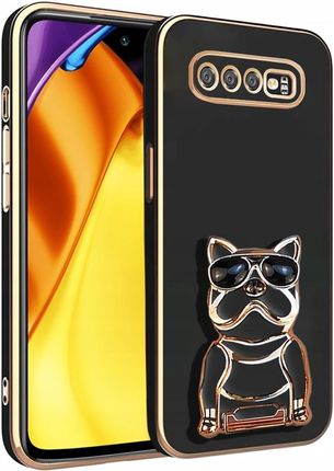Itel Etui Glamour Dog 6D Do Samsung S10 Plus Uchwyt Podstawka Ochrona Folia