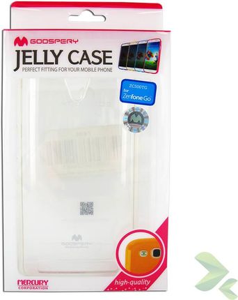 Markowy Mercury Transparent Jelly Etui Asus Zenfone Go 5 0 Przezroczysty