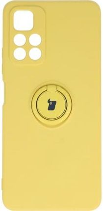 Bizon Etui Case Silicone Ring Do Poco M4 Pro 5G Redmi Note 11S Żółte