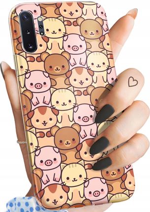 Hello Case Etui Do Samsung Galaxy Note 10 Plus Zwierzęta Pieski Kotki Lamy
