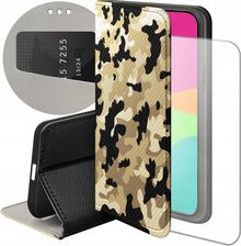 Hello Case Etui Z Klapką Do Iphone 15 Plus Moro Wojskowe Militarne Futerał