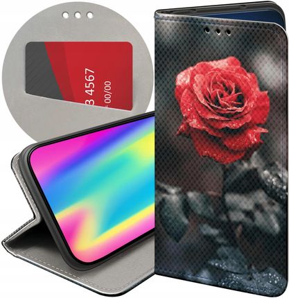 Hello Case Etui Do Huawei Honor Magic 5 Lite X40 5G X9A Róża