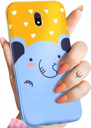Hello Case Etui Do Xiaomi Redmi 8A Słoń Słonie Słoniki Obudowa Pokrowiec