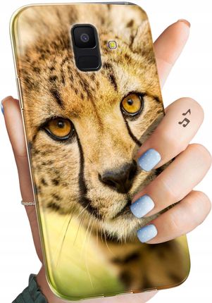 Hello Case Etui Do Samsung Galaxy A6 2018 Gepard Cętki Panterka Obudowa